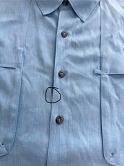 Magellan Men’s Aransas Pass Fishing Shirt, Light Blue, XXL **READ**