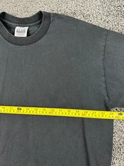 Pro Club Heavyweight Mens T Shirt Faded Black Blank 100% Cotton Streetwear XL