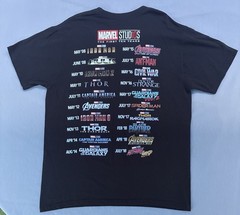 Marvel Studios Black More Than A Fan Graphic Print Crew Neck Tee Men L