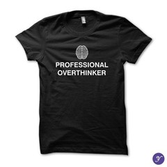 Professional Overthinker Brain tshirt – funny overthinking tshirt