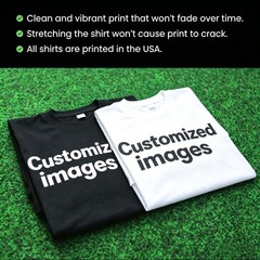 Personalized Dad Tee Custom Title Image Print Ideal Father Day Family Present