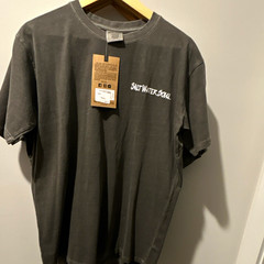 Salt Water Soul Men’s L Gray Graphic Print Logo Crew Neck Short Sleeve T-Shirt