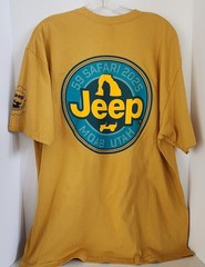 NEW Authentic 2025 JEEP 59th Moab Easter Safari Short Sleeve Event Tee RARE XL