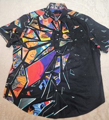 Robert Graham x Kevin Kelly “Shattered” Classic Fit button-up shirt Size 2XL