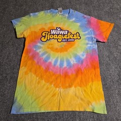 Wawa Hoagiefest 2008 T-Shirt Mens Small Tie Dye Short Sleeve Pullover Colortone