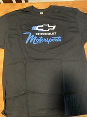 Chevrolet Motorsports Promo T Shirt Black Men’s Size XL