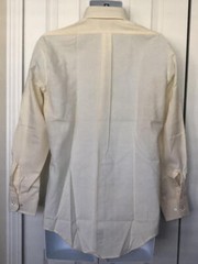 RENAISSANCE NWT Button-down Yellow Cotton Poly USA 15½ 32-33