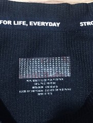 Wrangler Recycled Poly Base Layer Thermal Shirt Mens M Black Crewneck w Pocket