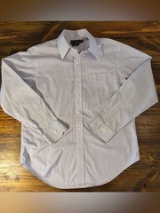 Lauren Ralph Lauren Non-Iron Dress Shirt Men’s 16 34/35 Button Front 100% Cotton