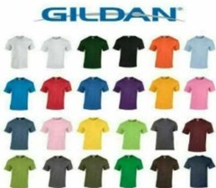 Gildan T-Shirt Heavy Cotton Men’s Solid Short Sleeve New (Other) S-3X $4-$7.50