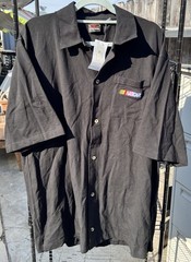 ST. CLAIR APPAREL NASCAR Button collared Shirt Racing Casual Dress Size XXL
