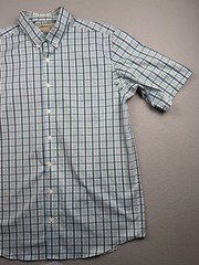 Duluth Trading Wrinklefighter Button Down Shirt Mens LT Multicolor Check Plaid