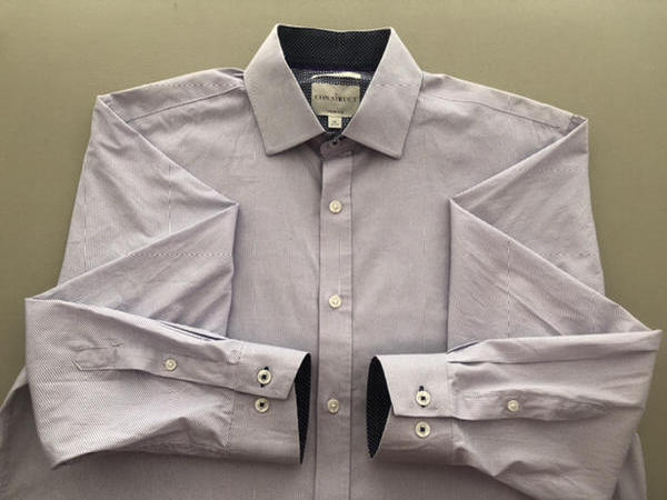 CONSTRUCT EUC Lavender Cotton Spandex Slim Fit 16 34-35
