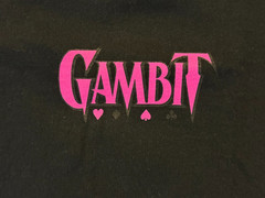 GAMBIT Tee Shirt marvel x-men weapon prime deadstockluis black sz M