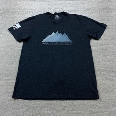 Goruck Shirt Medium Gray Black USA Flag Military Gym Workout Outdoor Preppy Mens