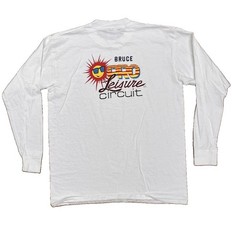 True Vintage 1982 Men’s Long Sleeve USA Made Oneita XL White T Shirt Surf Lake
