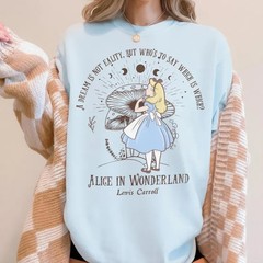Alice In Wonderland Wildflower T-shirt, Princess Alice Shirts, Birthday Gift