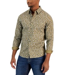 Michael Kors Mens Floral Button Up Shirt, Multicoloured, Small