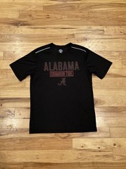 Rivalry Threads 91 Alabama Crimson Tide Athletic Black Red Shirt Mens Sz Medium
