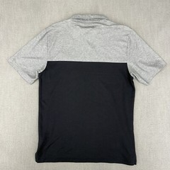 Travis Mathew Polo Shirt Mens M Golf 2-Tone Pique Pima Cotton Pocket Performance