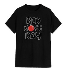 Slim Fit Unisex T-Shirt – Red Nose Day – Comic Relief Original Cute Great Best