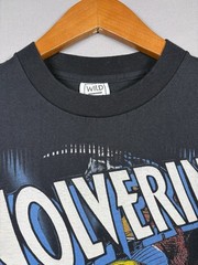 Wolverine X Men Marvel Modern Boot AOP All Over Print Sz L Vintage Style Tee
