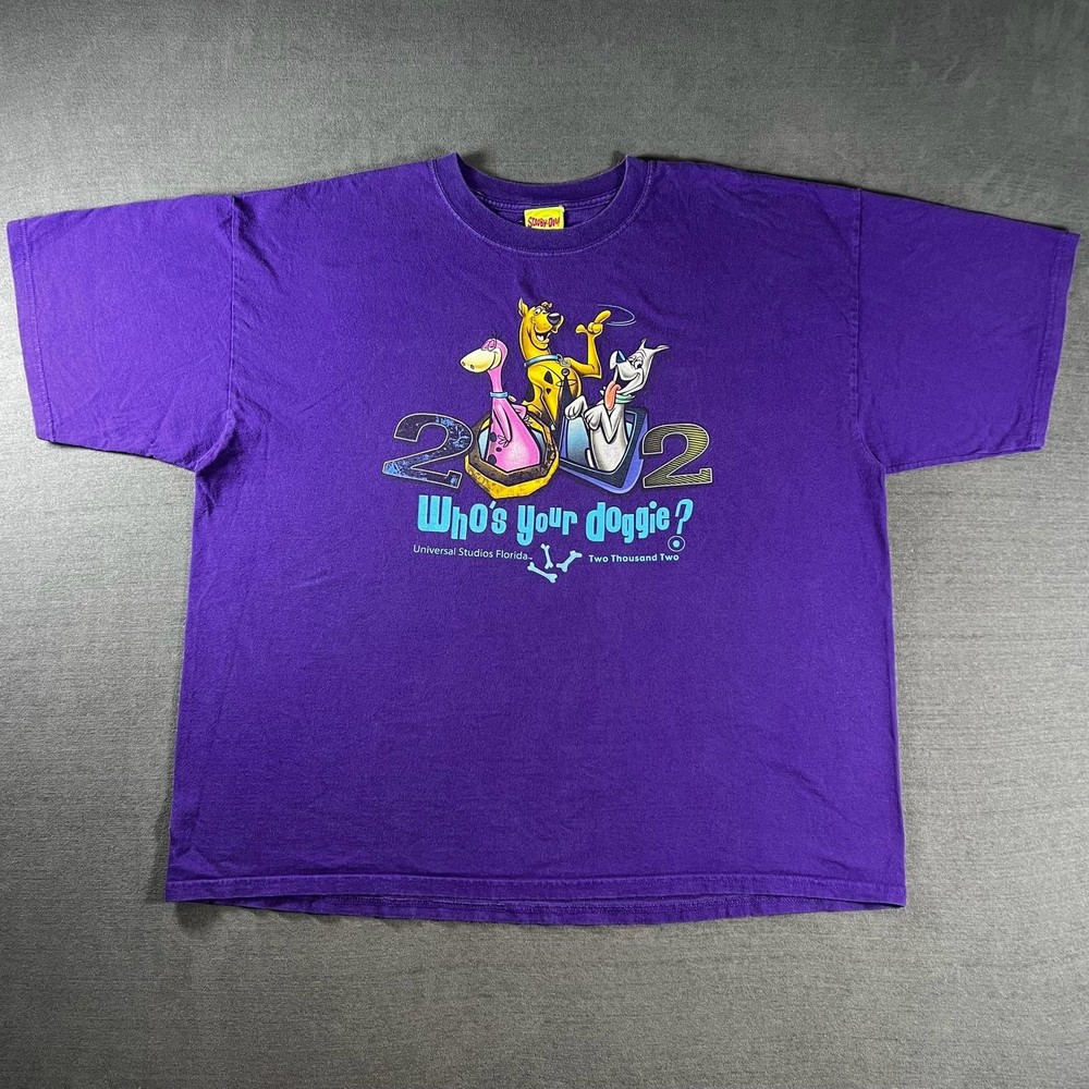 Vintage 2002 Universal Studios Florida Scooby-Doo “Who’s Your Doggie?“ T-Shi