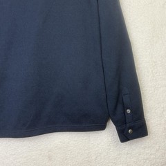 Mountain Khakis Jacket Mens M Blue Fleece Full Zip Lined Pockets Stand-Up Collar
