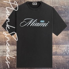 Kith Miami Script Logo Tee •STORE EXCLUSIVE • M • Black •2025 • SHIPS TODAY