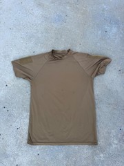 215 Gear Operators V2 Hook & Loop Patch Short Sleeve Shirt Coyote Large
