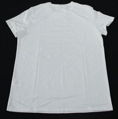 Shein Men’s Dazy Cotton Solid Round Neck Plain T Shirt EJ3 White Medium