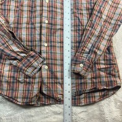 Steven Alan Men’s Small Button Down Shirt Multi-Color Plaid Made in USA Cotton