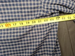 UNTUCKit Men’s Button Shirt Grey Blue Check Large 98% Polyester 2% Elastane