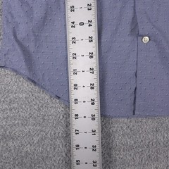 Armani Collezioni Shirt Mens 15 38 Blue Check Slim Fit Dress Long Sleeve Albania