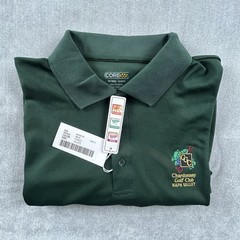 Core 365 Polo Shirt Mens 2XL Green Short Sleeve Chardonnay Golf Club Napa – NWT