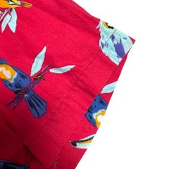 Chubbies The Nutter Men’s Size Medium Red Parrot Short Sleeve Aloha Shirt USA