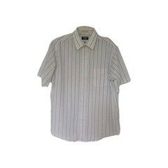 Investment Classic By Damon White Short Sleeve Shirt 16.5 65/35 Poly Cotton NWOT