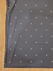 NWT KJUS Sotto Polo Golf Shirt Navy Ski Print Stretch UPF 50+ Men’s XL Comfort