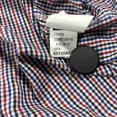 Chaps Stain Release/Wrinkle Free Regular Fit Dress Shirt Men’s 17.5 36/37