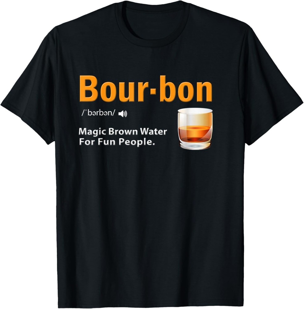 Funny Whiskey Bourbon Definition Magic Brown Water Kentucky Gift Unisex T-Shirt