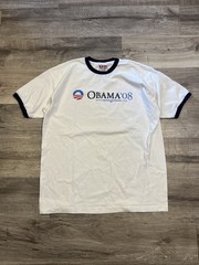Obama 08 Campaign T Shirt 2008 Bayside X Large Made In USA Cotton