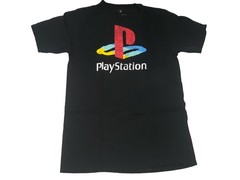 PlayStation Video Game Console Men’s Shirt Size SMALL Black Distressed NEW