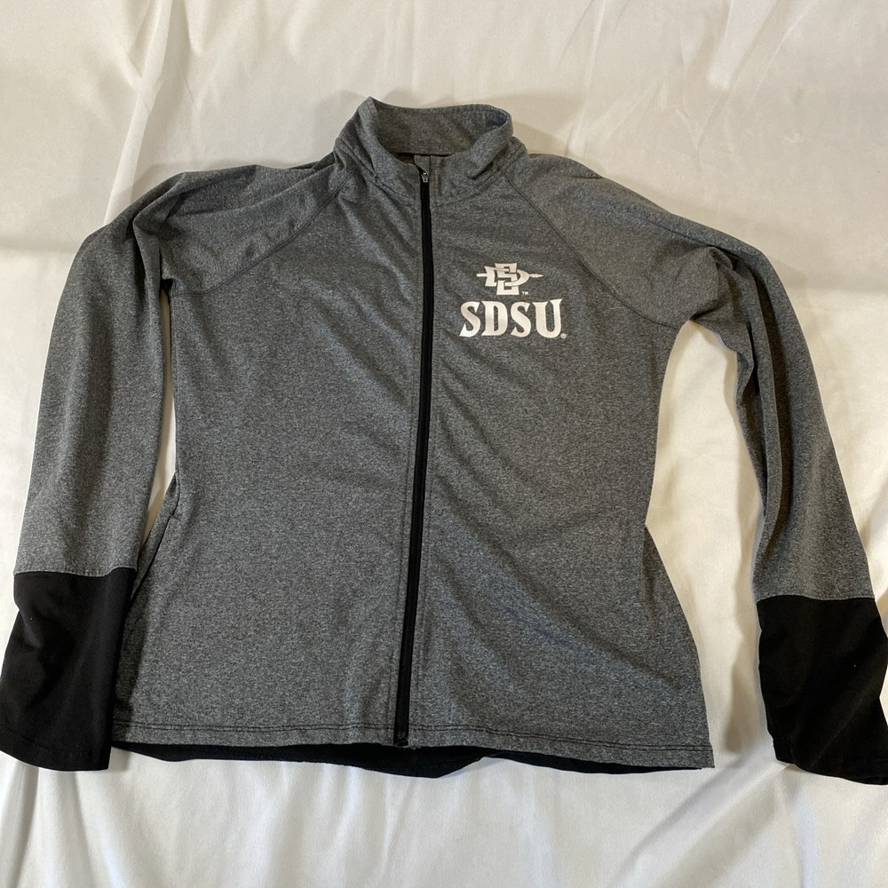 Rivalry Threads 91 San Diego State Aztecs Gray Zip Jacket SDSU Logo Unisex M