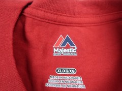 Majestic Men’s T Shirt Size XL Arizona Diamond Backs MLB Red Crew Neck Cotton