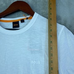 NWT Hugo Boss Men’s S Cotton T-Shirt Crew Neck Short Sleeves White C1230
