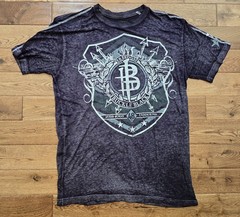 Buckle Black Freedom Short Sleeve T-Shirt Crew Neck Size XL Purple