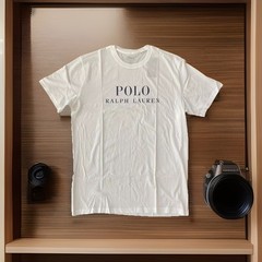 NWT Polo Ralph Lauren Men’s size large 100 % cotton white short sleeve T-shirt
