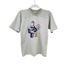 Vintage 80’s Velva Sheen Shirt University of Delaware Fighting Hens Mens M