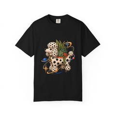 Polka Dot Cosmic Poodle Planter T-Shirt Graphic