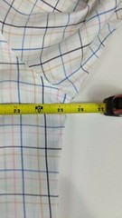 Peter Millar Nanoluxe Easy Care Button Down White Windowpane Shirt Men’s Large